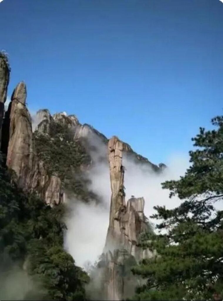 mount sanqing granite peaks