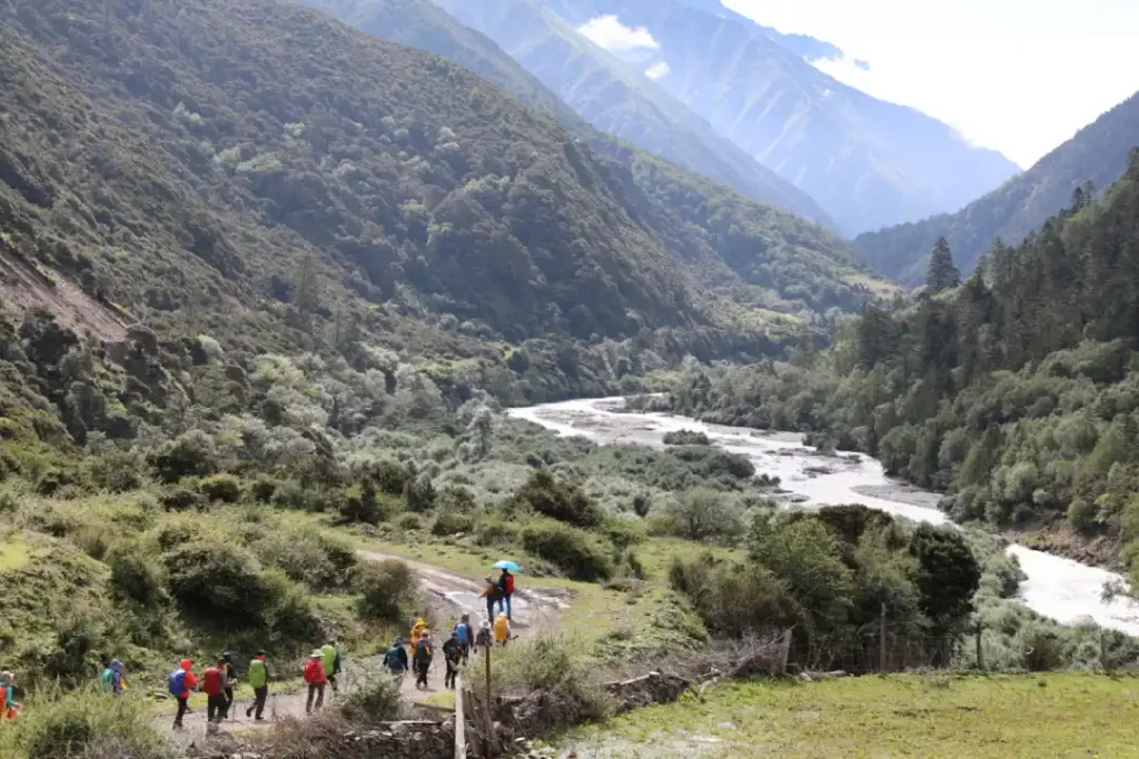 Gongga Mountain rugged terrain high altitude hiking trail