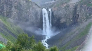 changbai mountain waterfall